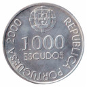 PORTOGALLO 1000 scudi 2000 500° anniv Nascita di João de Castro