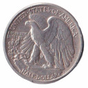 1943 - Mezzo dollaro Argento Stati Uniti Walking Liberty BB+