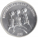 San Marino 1992 Lire 500 Argento Olimpiadi Barcellona 