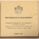 San Marino 10.000 Lire Ag Fondo Specchio 1997