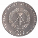 DDR 1967 20 marchi Ag 200° Anniversario. - Nascita di Wilhelm von Humboldt Fdc