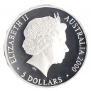 Australia 5 dollari Sydney 2000 Olympic Harbour of Life argento Fondo Specchio