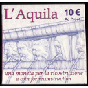 2009 - 10 Euro L'Aquila ricostruzione Fondo Specchio 