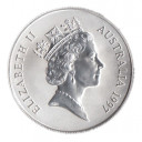 1997 AUSTRALIA Dollaro Argento 1 OZ Canguro