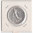 1962 - 5 Francs Argento Francia "Semeuse" Fior di conio
