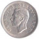 SUD AFRICA 5 Shillings 1948 AG George VI Spl