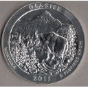 2011 - Stati Uniti Quarter Dollar 5 Oz serie dei parchi Nazionali in argento Montana 