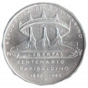 1982 Lire 1000 Argento Giuseppe Garibaldi San Marino