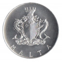 1974 - MALTA 2 Pounds F. Abela Argento Fior di Conio