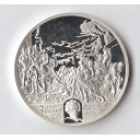 1999 - Russia 2 Rubli argento fondo specchio Pompei