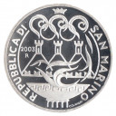 2003 - San Marino 10 Euro Fondo Specchio Olimpiadi Atene Argento