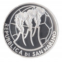 2004 - SAN MARINO 5 Euro Ag Proof Campionato Mondiale Calcio 2006