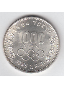 Giappone 1000 Yen 1964 Argento Giochi Olimpiadi Tokyo
