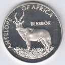 REPUBLIC OF MALAWI  10 KWACHA  2003 ANTILOPE BLESBOK ARGENTO PROOF