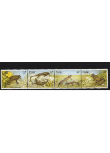 IRLANDA 1995 francobolli tematica Fauna serie completa Unificato 916/19