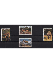 AL QIWAIN francobolli tematica Fauna usati serietta vari animali
