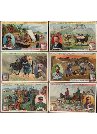 1908 - Liebig Sang. 947 ITA Il Viaggio di Sven Hedin al Tibet 