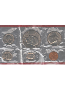 STATI UNITI AMERICA cofanetto imposto da sei monete FDC anno 1977