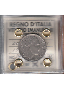 1936 - Vittorio Emanuele III  20 Centesimi Impero Rara 2 Spl Periziata 