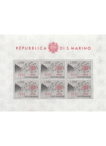 1962 - San Marino Foglietto Idea Eurpea EUROPA  dentellato nuovo