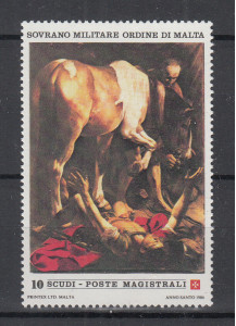 1984 SMOM Maestri della Pittura  - Caravaggio 1 val