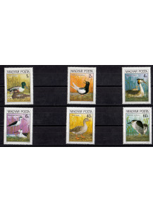 UNGHERIA 1980 francobolli serie completa nuova Yvert e Tellier 2736/41