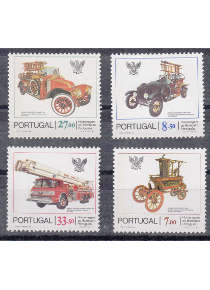 PORTOGALLO  francobolli serie Autopompe 1522/5
