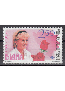 BOSNIA  valore nuovo 1997 Diana Spencer