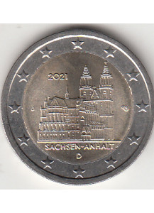 2021 - 2 Euro GERMANIA Duomo di Magdeburgo FDC