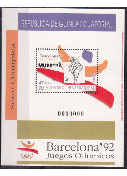 GUINEA 1992   francobolli nuovi Olimpiadi Barcellona 1992