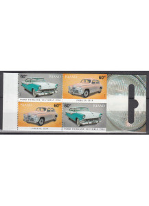 ISLANDA  2004  francobolli serie completa nuova Auto D'Epoca Carnet