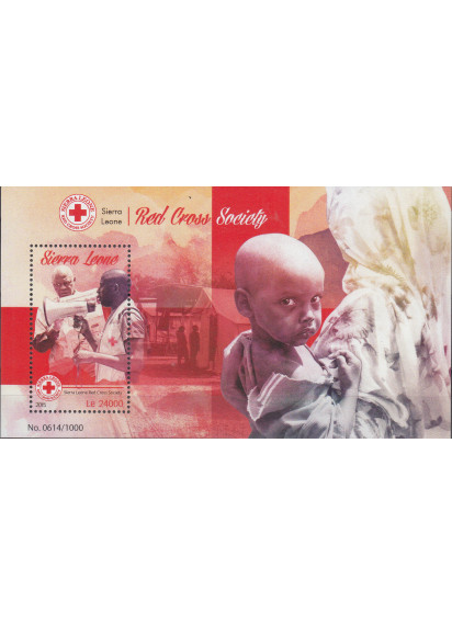 SIERRA LEONE serie completa nuova BF 2015 Croce Rossa