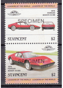 ST. VINCENT 1976 Ferrari 1 val. Specimen