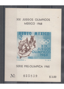 MESSICO  1968 Olimpiadi Città Del Messico 