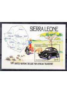 SIERRA LEONE Foglietto MAGGIOLINO nella Storia 2006