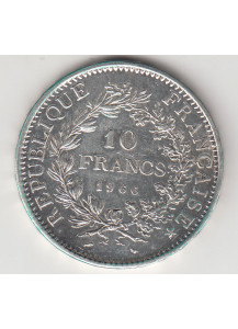 FRANCIA 10 Franchi 1966 - Ercole Argento Spl / FDC