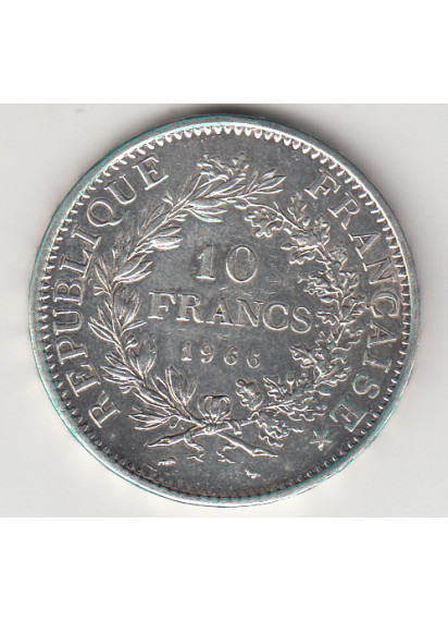 FRANCIA 10 Franchi 1966 - Ercole Argento Spl / FDC