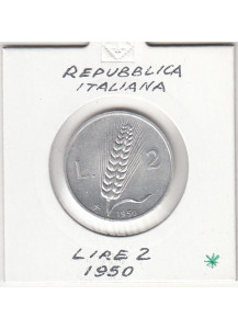 1950 Lire 2 Spiga Originale Italia spl/fdc