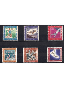 MONACO 1968  francobolli serie completa nuova Yvert Tellier Olimpiadi 736/41