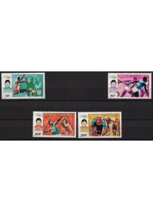 TOGO 1987  francobolli serie completa nuova Yvert Tellier  1219 + A642/4 Olimpiadi Seul 