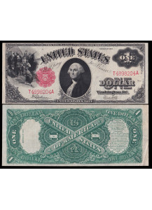 STATI UNITI  1 Dollaro 1917 Red Seal Gerorge Washington Stupenda Rara
