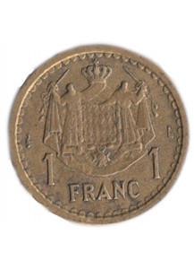 MONACO 1 Franc 1945 Louis II BB