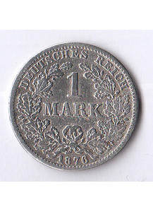 GERMANIA IMPERO 1 Mark 1875 Zecca A argento MB