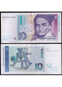 GERMANIA REPUBBLICA FEDERALE 10 Deutsche Mark 1993 BB+