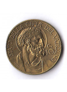 1940 - 10 centesimi Vaticano Pio XII San Pietro SPL+
