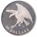 SINGAPORE 10 dollars 1972 Ag Aquila