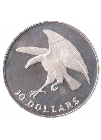 SINGAPORE 10 dollars 1972 Ag Aquila