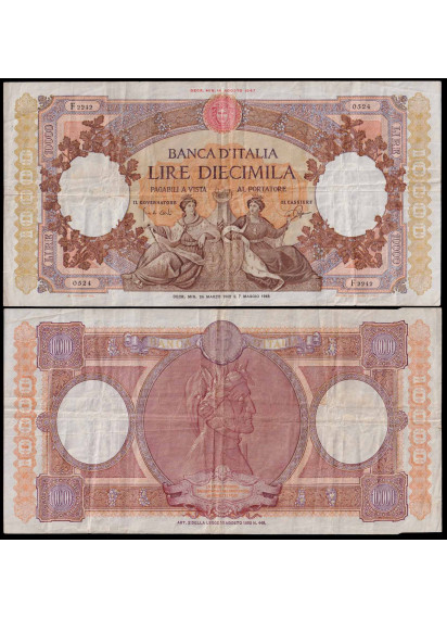 1962 - 10.000 Lire Repubbliche Marinare 24.3.1962 BB