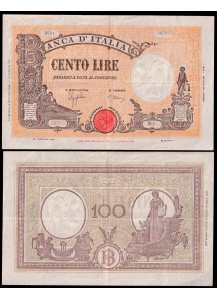 1944 - 100 Lire Barbetti Grande B 10.10.1944 Spl