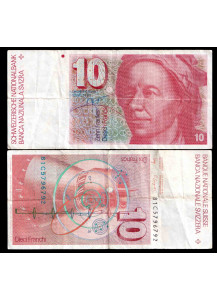 SVIZZERA 10 Franken 1990 MB+